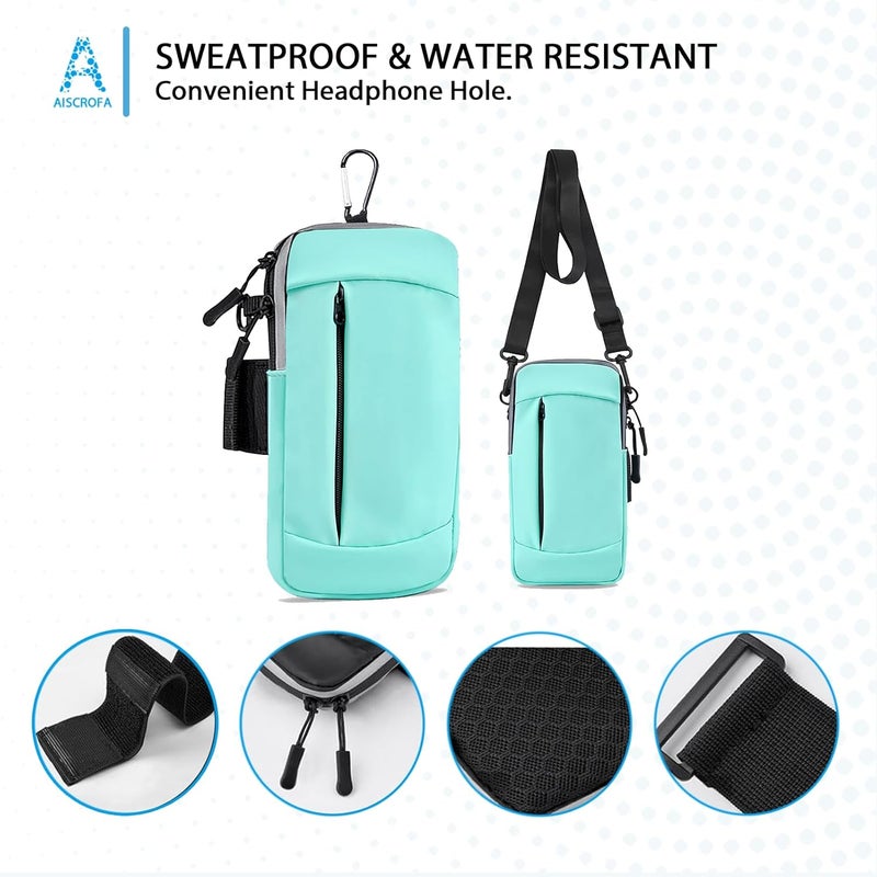 AiScrofa Phone Holder Arm Bands for Running Armband Small Crossbody Bags for Women Kids,iPhone 15 14 13 12 11 Pro Max Xs Xr X 6 7 8 Plus SE Mini Galaxy Ultra Edge S24 S23 Note - Image 4